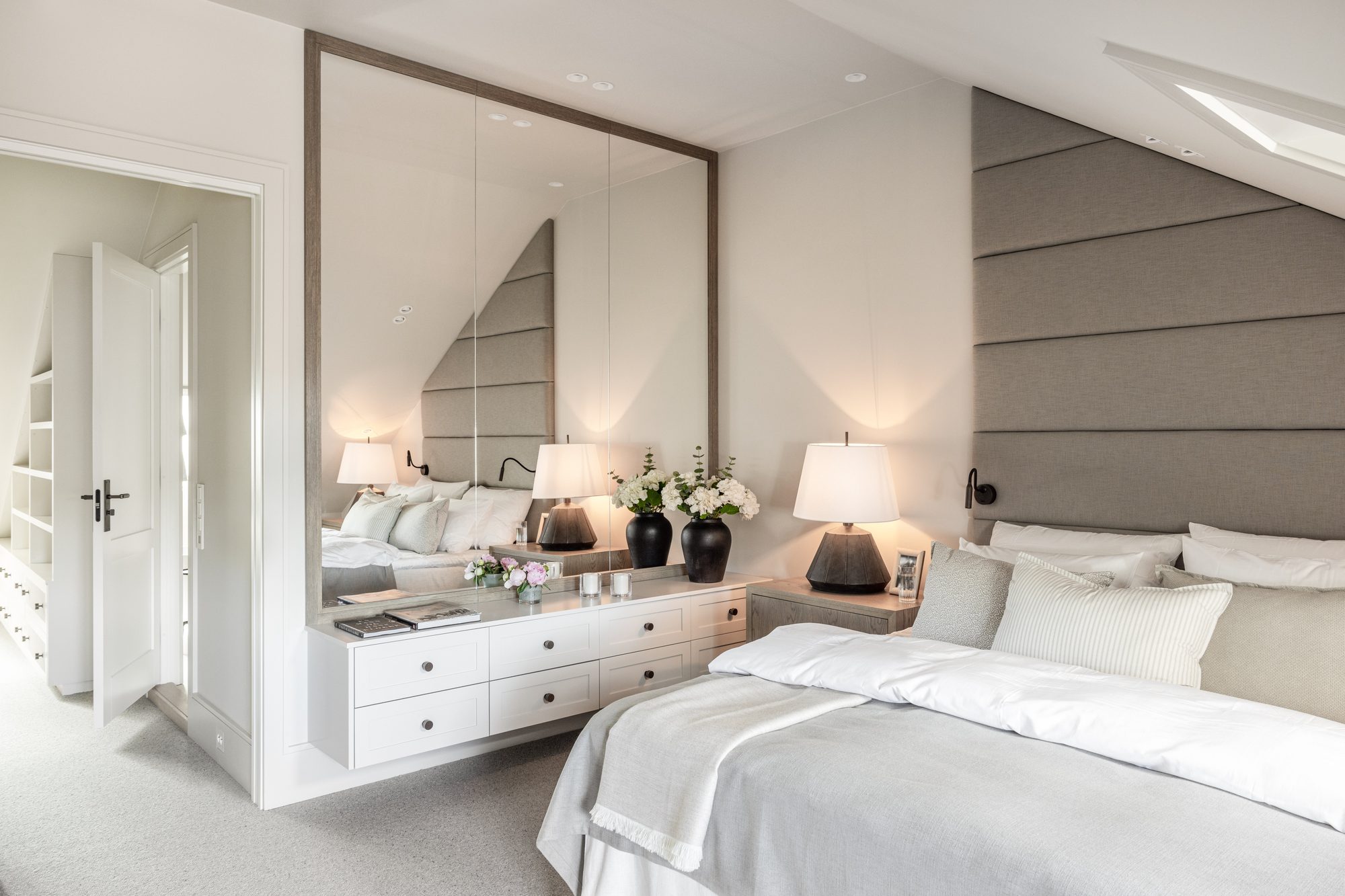 Bedroom under the eaves