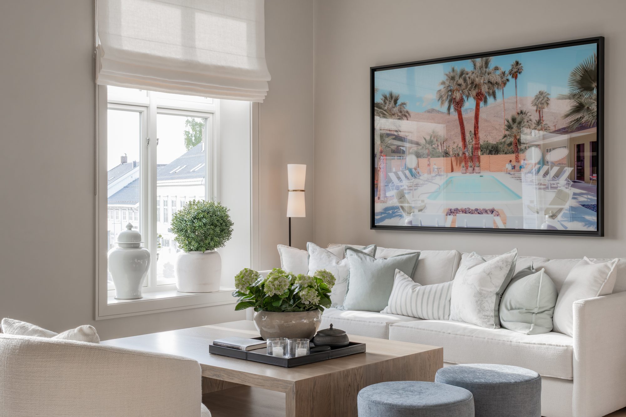 A quiet sitting corner in the living room