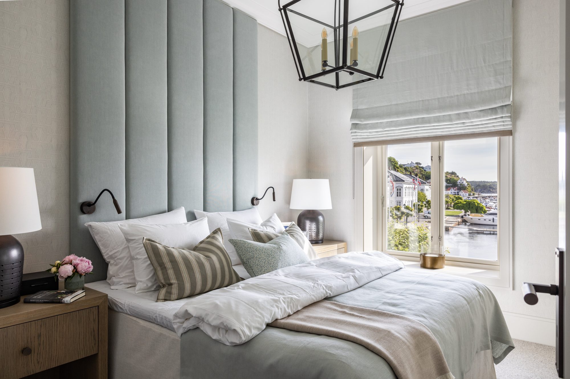 Bedroom overlooking the harbour